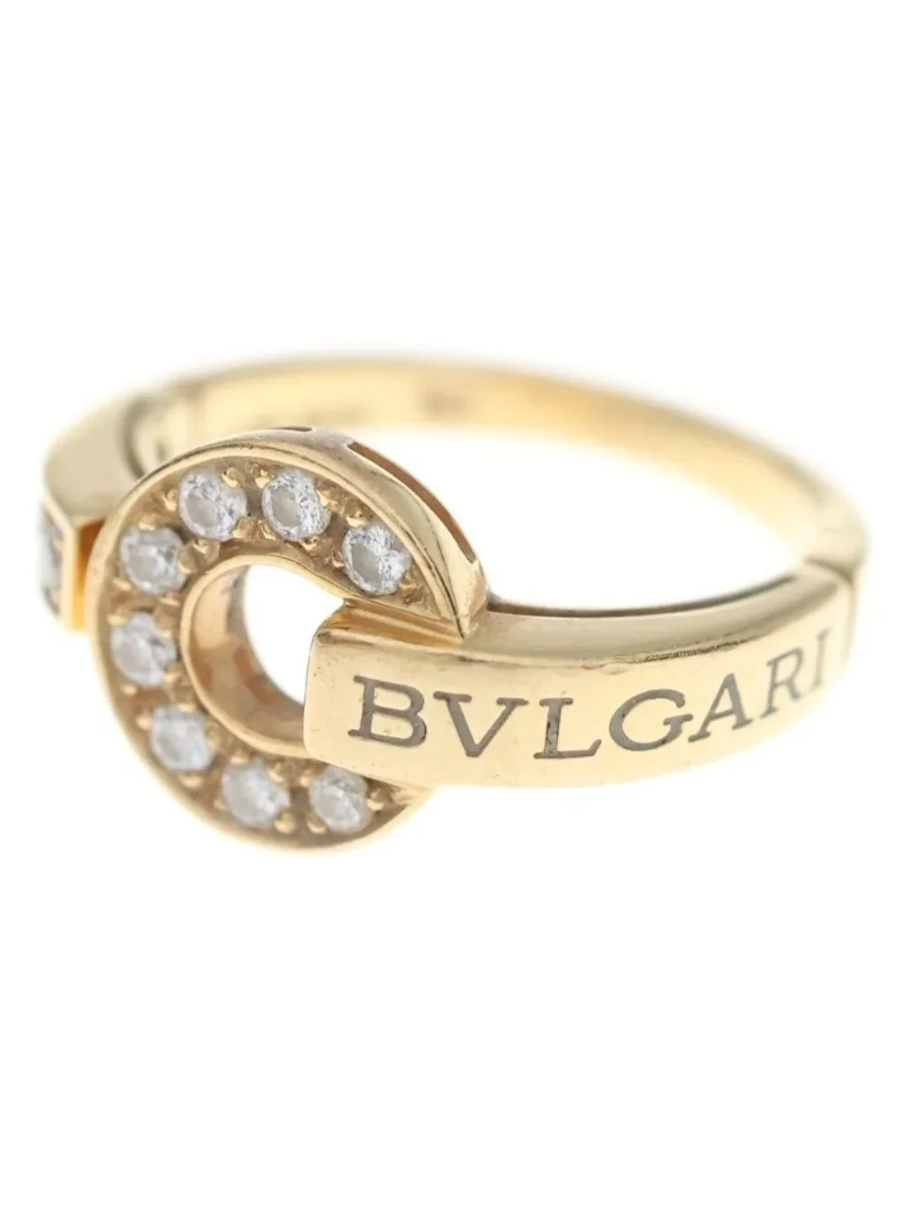Bvlgari Diamond Ring Yellow Gold